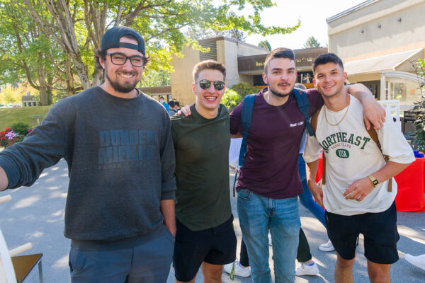 Current BCIT students enjoying life on campus